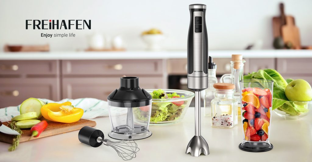 Free Harbour 700 W Stainless Steel 4-in-1 Multifunctional Mixer